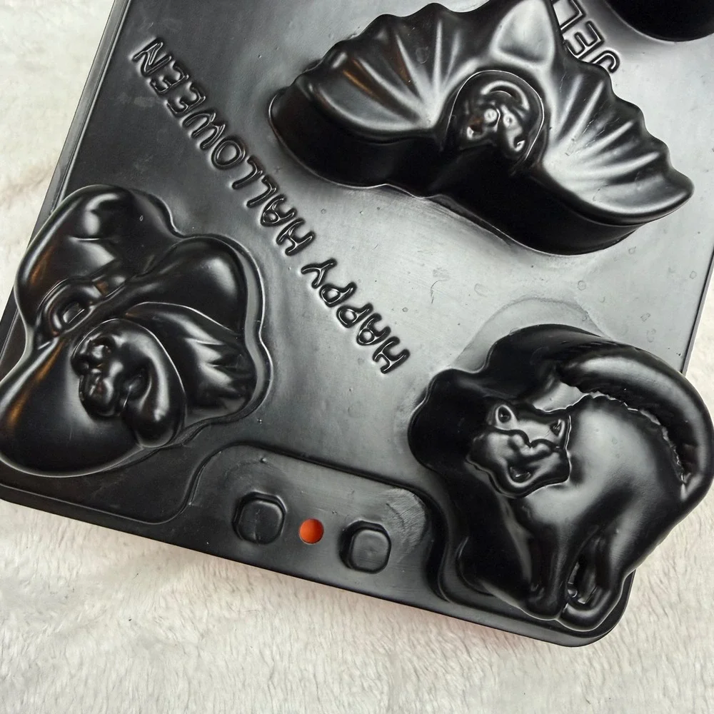 Vintage Jell-O Gelatin Molds Set of 6 Halloween Holiday Christmas Plastic Trays
